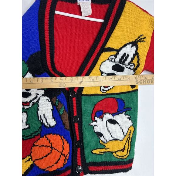 Mickey’s For Kids Stuff by Walt Disney Vintage Cardigan Size 7 Sweater USA - Picture 6 of 8